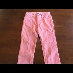 GAP KIDS light pink velvet sparkly jeans